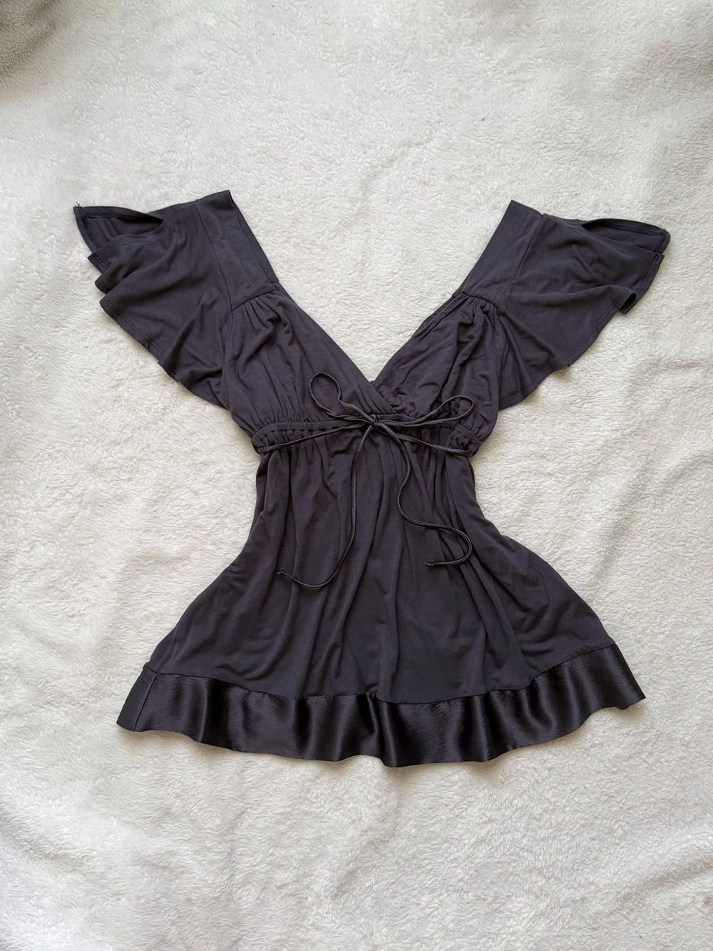 Vintage Off the shoulder babydoll fairy grunge top